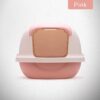 Pakeway Cat Toilet Dome Pink Color