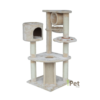 Pet8 Cat Tree TRE12 Beige Color Size 100-69-117cm.